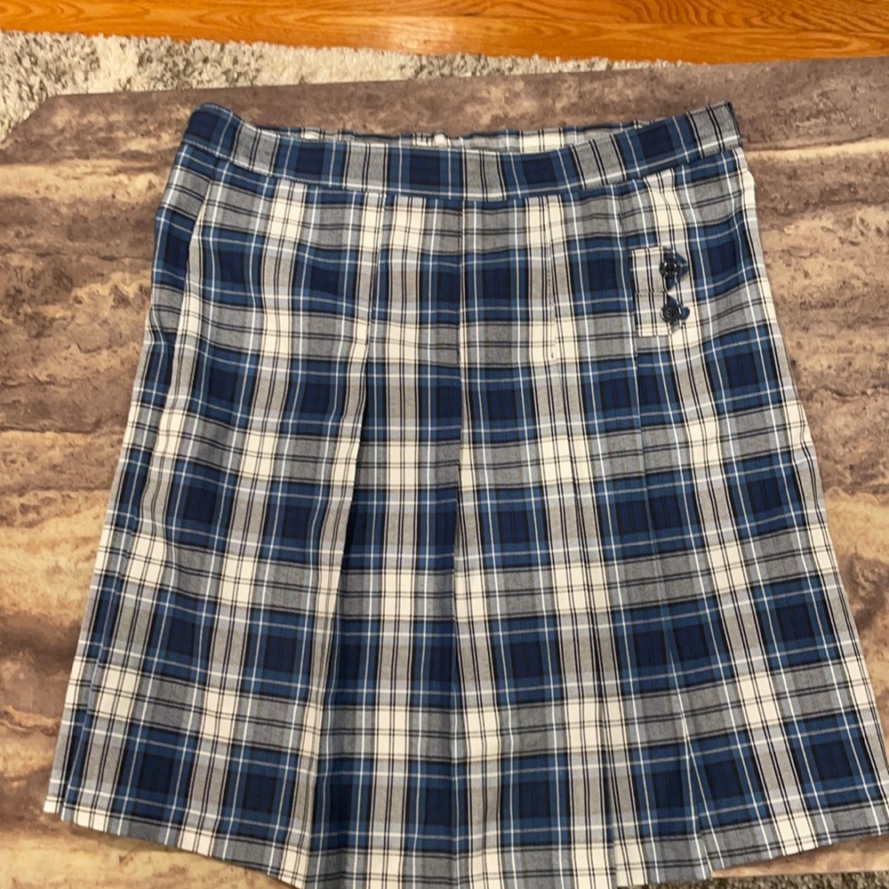 Scooter plaid skirt for girls size 18 regular